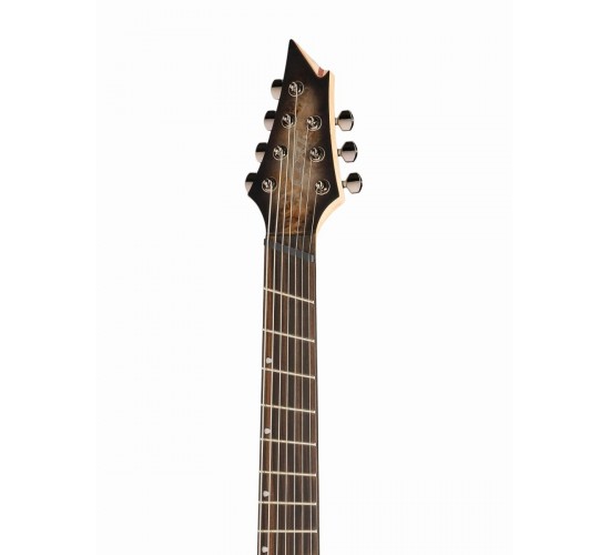 Cort KX507MS SDB электрогитара 7-струнная, мультимензурная, коричневый санберст