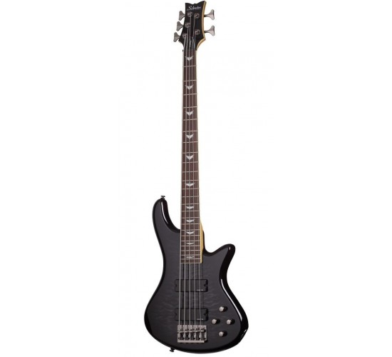 Schecter Stiletto Extreme-5 STBLK бас-гитара, 5-ти струнная, цвет прозрачный черный