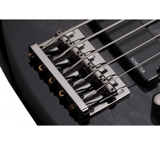 Schecter Stiletto Extreme-5 STBLK бас-гитара, 5-ти струнная, цвет прозрачный черный