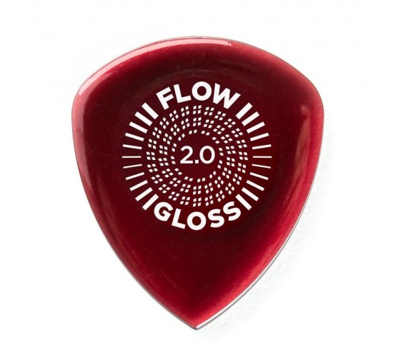 Dunlop Flow Gloss медиатор, толщина 2мм