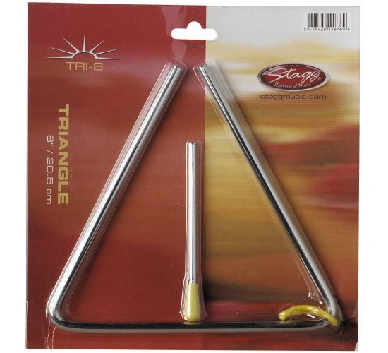 Stagg TRI-8 8" треугольник с колотушкой