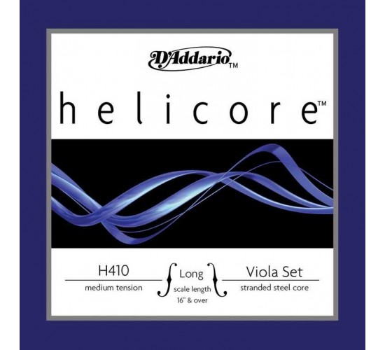 D'Addario H410-LM Helicore Комплект струн для альта полного размера, среднее натяжение
