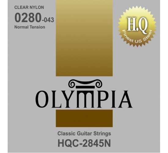 Olympia HQC2845N струны для классической гитары, чистый нейлон, нормальное натяжение
