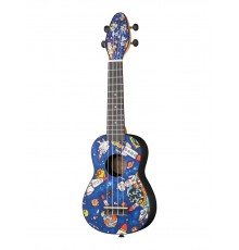 Ortega K2-SP Keiki Designer Series Укулеле сопрано, с чехлом и тюнером
