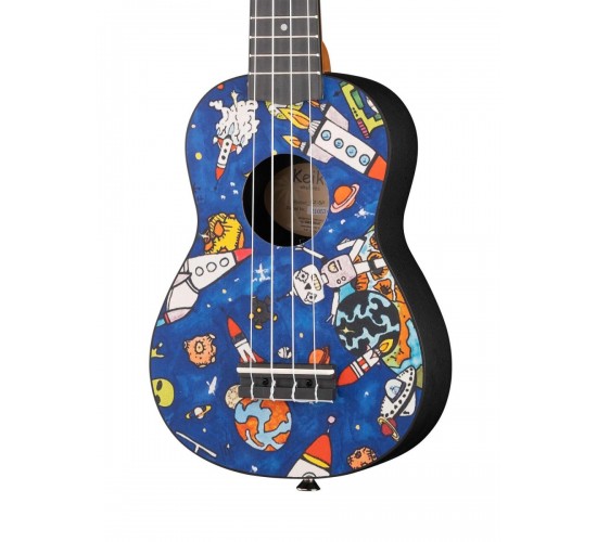 Ortega K2-SP Keiki Designer Series Укулеле сопрано, с чехлом и тюнером