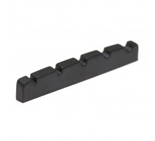 Graphtech PT-1425-00 BLACK TUSQ XL верхний порожек с прорезями для 5-струнного баса (ширина 1/8")