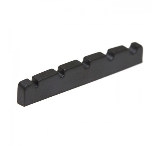 Graphtech PT-1425-00 BLACK TUSQ XL верхний порожек с прорезями для 5-струнного баса (ширина 1/8")