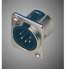 Soundking CA222 Разъем панельный XLR male 5Р 5-пиновый