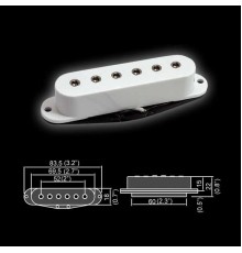 Belcat BS-11Bridge-BK Звукосниматель магнитный, сингл, бриджевый, черный