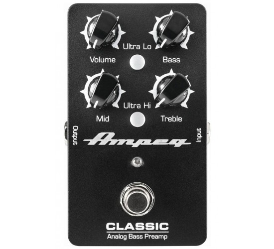 Ampeg Classic Analog Bass Preamp напольный басовый предусилитель педаль