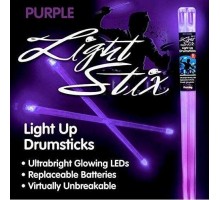 LightStix LED Light Up Purple светящиеся барабанные палочки, цвет фиолетовый