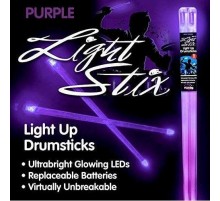 LightStix LED Light Up Purple светящиеся барабанные палочки, цвет фиолетовый