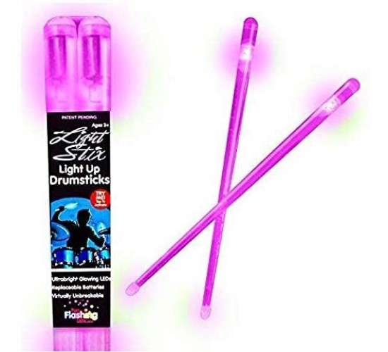 LightStix LED Light Up Purple светящиеся барабанные палочки, цвет фиолетовый
