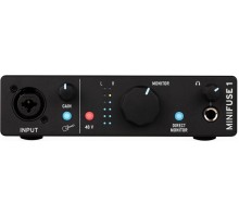 Arturia MiniFuse 1 Black внешняя звуковая карта