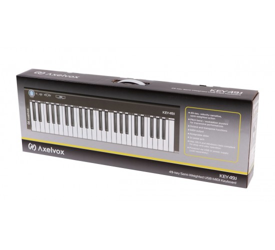 Axelvox KEY49j White MIDI-клавиатура