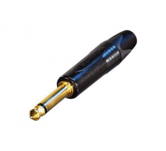Neutrik NP2X-B разъем 1/4" Jack 6.35 мм, профессиональный, 2-х контактный (моно)