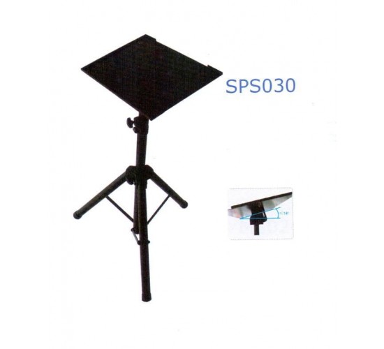 NordFolk SPS030 стойка под микшер или ноутбук, h: 1000-1500 мм, подставка 400 х 300 мм, сталь