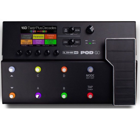Line 6 POD Go гитарный процессор эффектов, выставочный образец