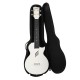 Cascha HH-2286 Carbon Fibre Укулеле концертный, с чехлом, белый, углеволокно