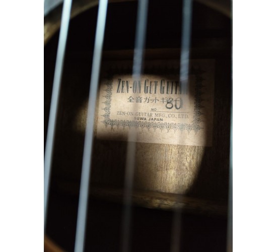 Zen-on Gut Guitar №80 классическая гитара, Япония USED