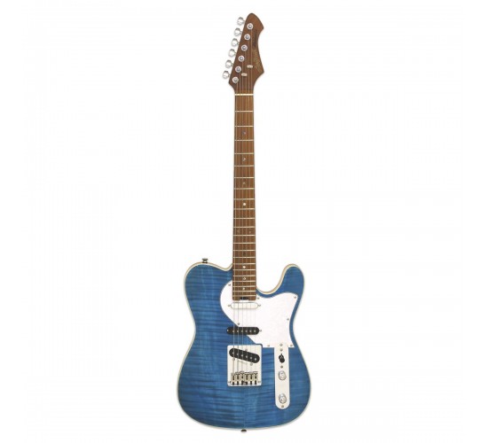 Aria 615-MK2 TQBL электрогитара, цвет Turquoise Blue