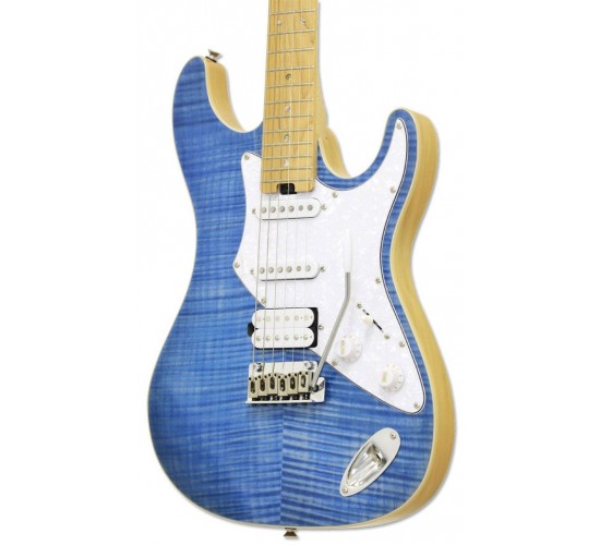 Aria Pro II 714-MK2 TQBL электрогитара, цвет Turquoise Blue