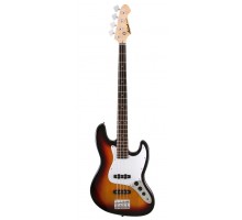 Aria Pro II STB-JB 3TS бас-гитара, цвет 3 Tone Sunburst