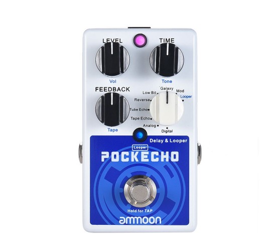 Ammoon POCKECHO Delay & Looper гитарная педаль эффектов