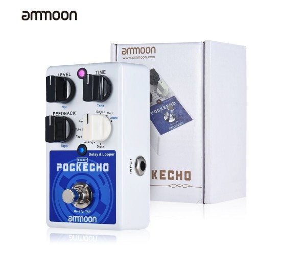 Ammoon POCKECHO Delay & Looper гитарная педаль эффектов