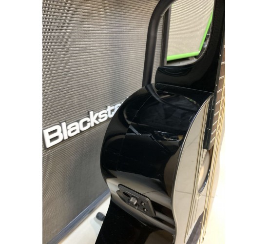 Cort AB850F BK Acoustic Bass Series электроакустическая бас-гитара, с вырезом, черная УЦЕНКА