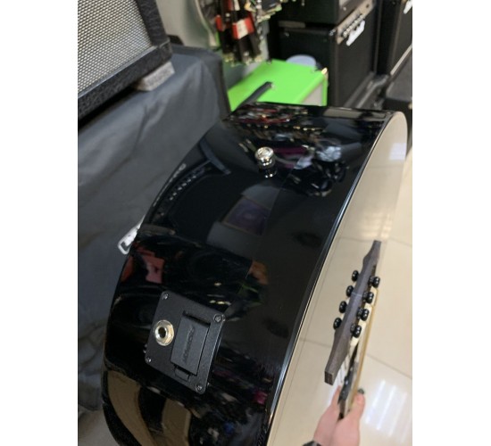 Cort AB850F BK Acoustic Bass Series электроакустическая бас-гитара, с вырезом, черная УЦЕНКА