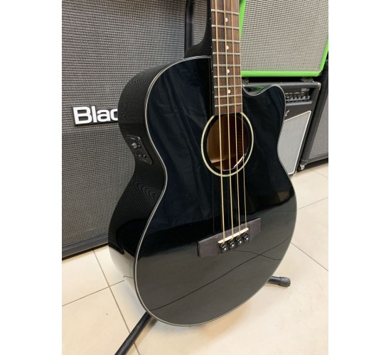 Cort AB850F BK Acoustic Bass Series электроакустическая бас-гитара, с вырезом, черная УЦЕНКА
