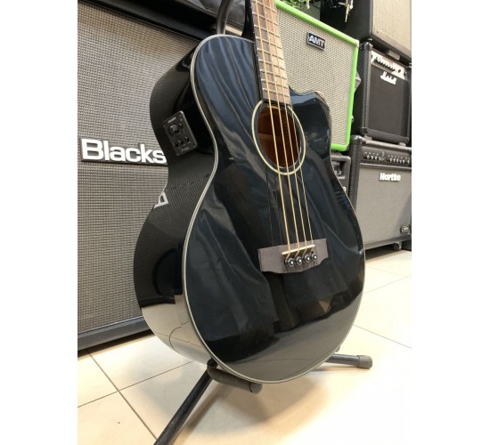 Cort AB850F BK Acoustic Bass Series электроакустическая бас-гитара, с вырезом, черная УЦЕНКА