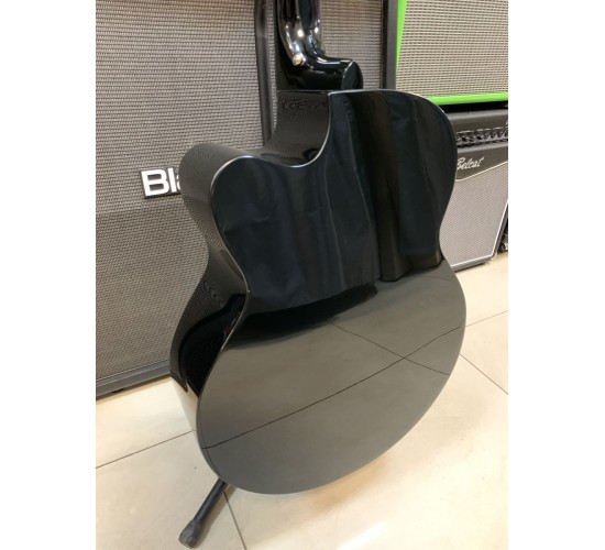 Cort AB850F BK Acoustic Bass Series электроакустическая бас-гитара, с вырезом, черная УЦЕНКА