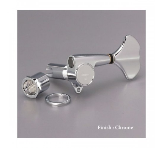 Gotoh GB-707-С-(L4) колки для 4-струнной бас-гитары, 4 в линию, хром