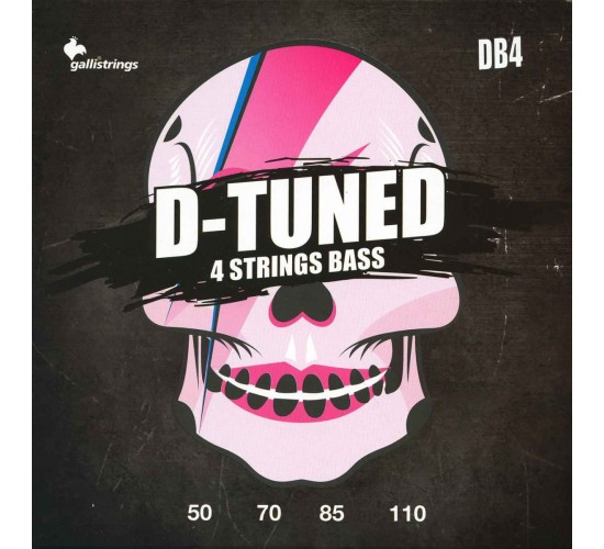Galli DB4 Комплект струн для бас-гитары из 4 струн DROP BASS, 050-110