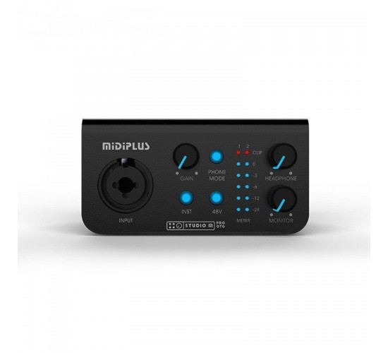 Midiplus Studio M pro OTG аудиоинтерфейс USB, 1 вход/2 выхода c OTG
