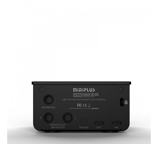 Midiplus Studio M pro OTG аудиоинтерфейс USB, 1 вход/2 выхода c OTG