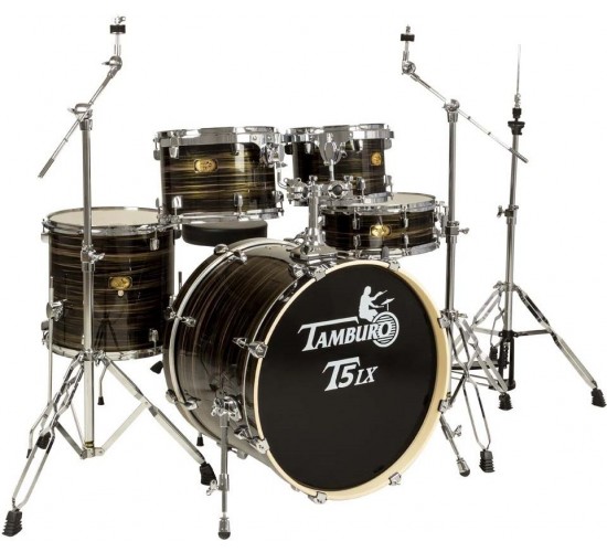 Tamburo T5LXS22WGBK ударная установка серии Т5LX, цвет Wood Grain Black (древесно черный)