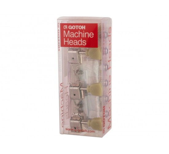 Gotoh SD91-HAPM-SL-N-L6 Колки для гитары 6л, локовые, никель