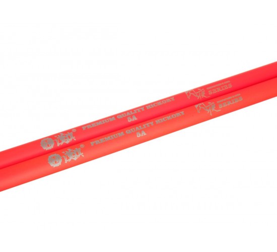HUN 10101003004 Fluorescent Series 5A Барабанные палочки, оранжевые, орех гикори