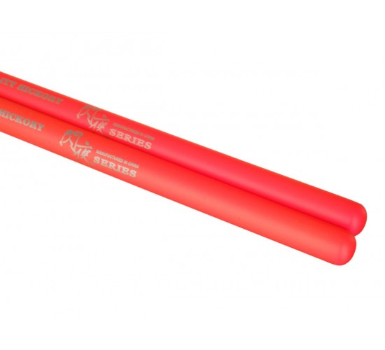 HUN 10101003004 Fluorescent Series 5A Барабанные палочки, оранжевые, орех гикори