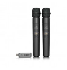 Behringer ULM202USB цифровая радиосистема с 2-мя ручными передатчиками и двойным мини-приёмником