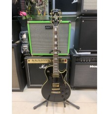 Grass Roots G-LP-60C Les Paul Custom электрогитара, цвет черный, Корея USED