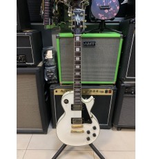 Grass Roots Les Paul Custom G-LP-50C электрогитара, цвет белый Корея USED