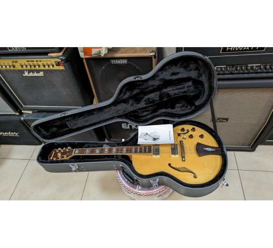 Ibanez Artcore AF105-NT-12-01 полуакустическая электрогитара, с кейсом 2010 USED