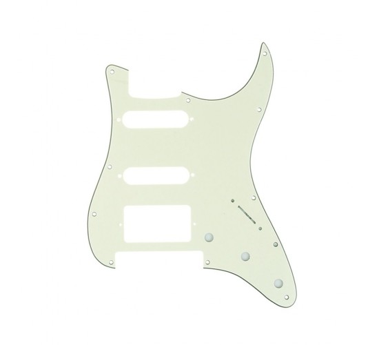 Musiclily MX1380IV Защитная накладка гитары Fender Stratocaster HSS, 3 слоя, слоновая кость