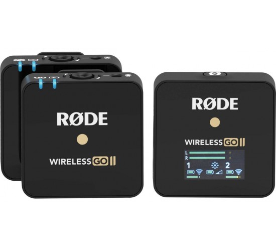Rode Wireless GO II сверхкомпактная и крайне универсальная двухканальная беспроводная микрофонная система