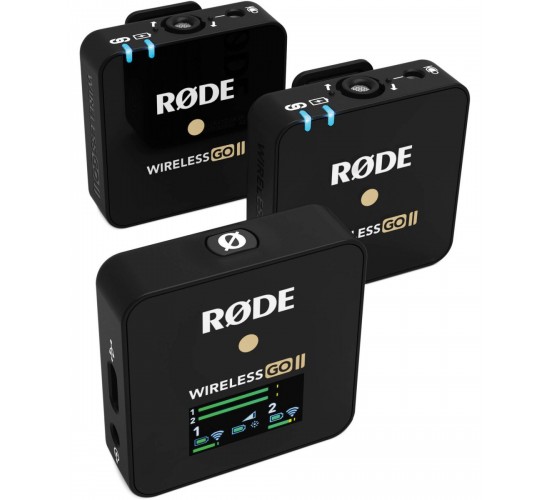 Rode Wireless GO II сверхкомпактная и крайне универсальная двухканальная беспроводная микрофонная система
