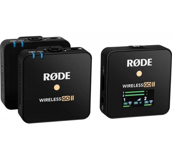 Rode Wireless GO II сверхкомпактная и крайне универсальная двухканальная беспроводная микрофонная система